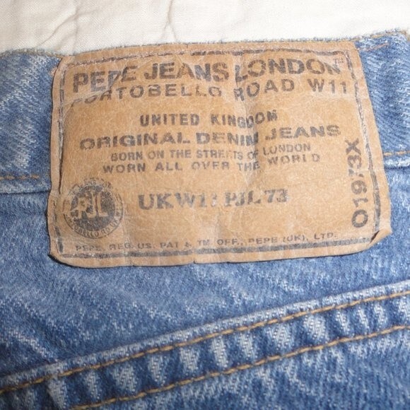 Mom Jeans Waist High Waist Jeans Pepe of London sz 6 - Picture 3 of 10